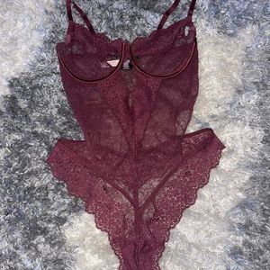 Sold on another app - Victoria Secret One Piece Lace Lingerie